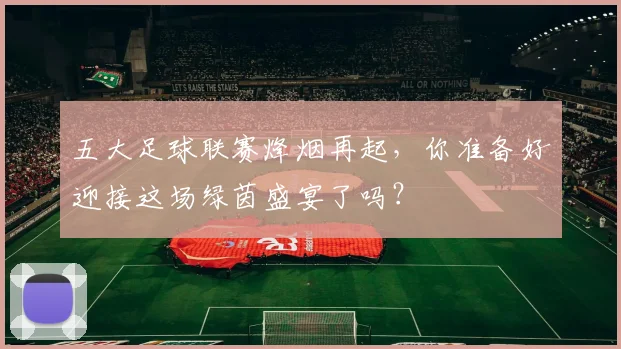 五大足球联赛烽烟再起,你准备好迎接这场绿茵盛宴了吗?